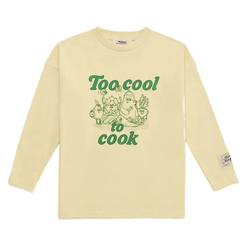 Maison Mangostan - Too Cool To Cook T-Shirt | Beige