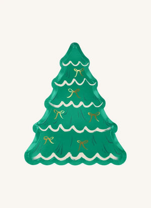 Meri Meri - Christmas Tree Plates - Set of 8