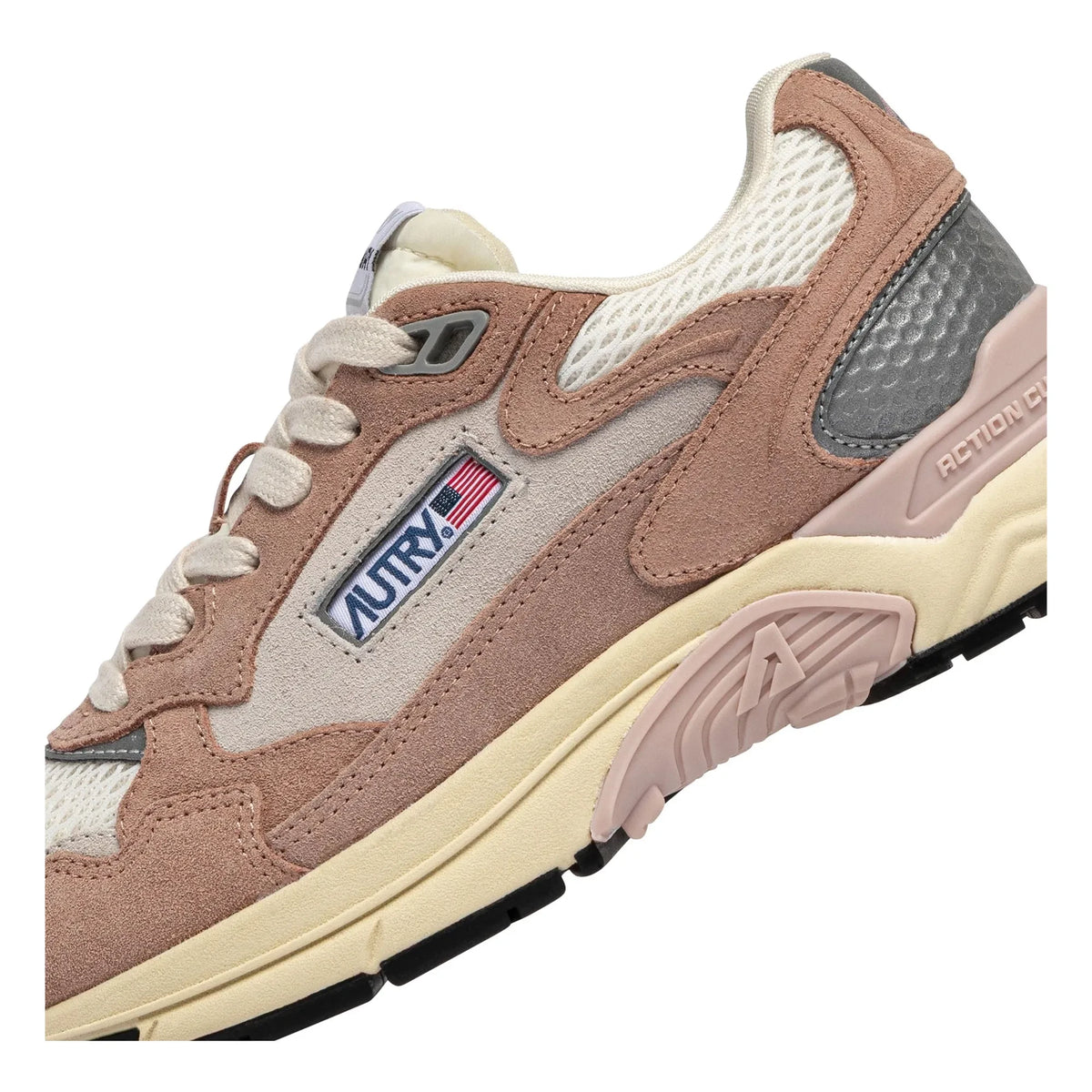 Autry - Hyperway Low Suede Sneakers | Dust Pink
