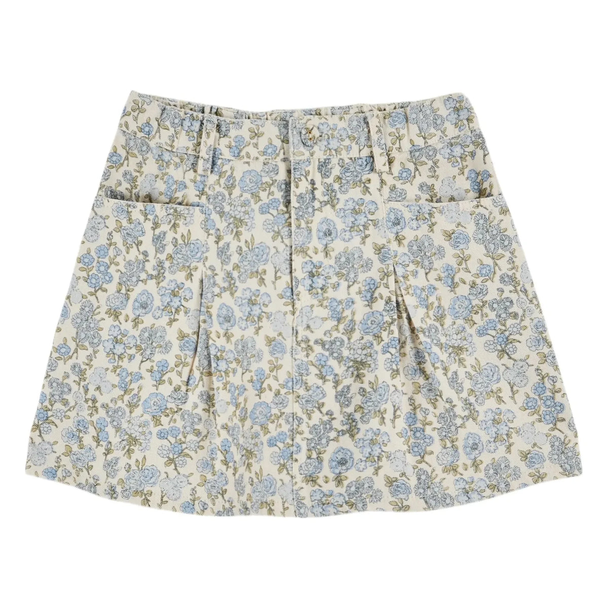 Emile et Ida - Floral Skirt | Cream