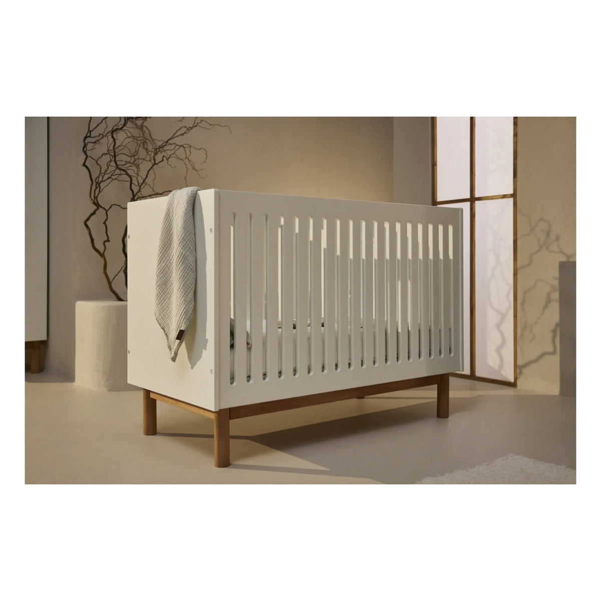 Quax - Mood Cot - 60 x 120 cm | White