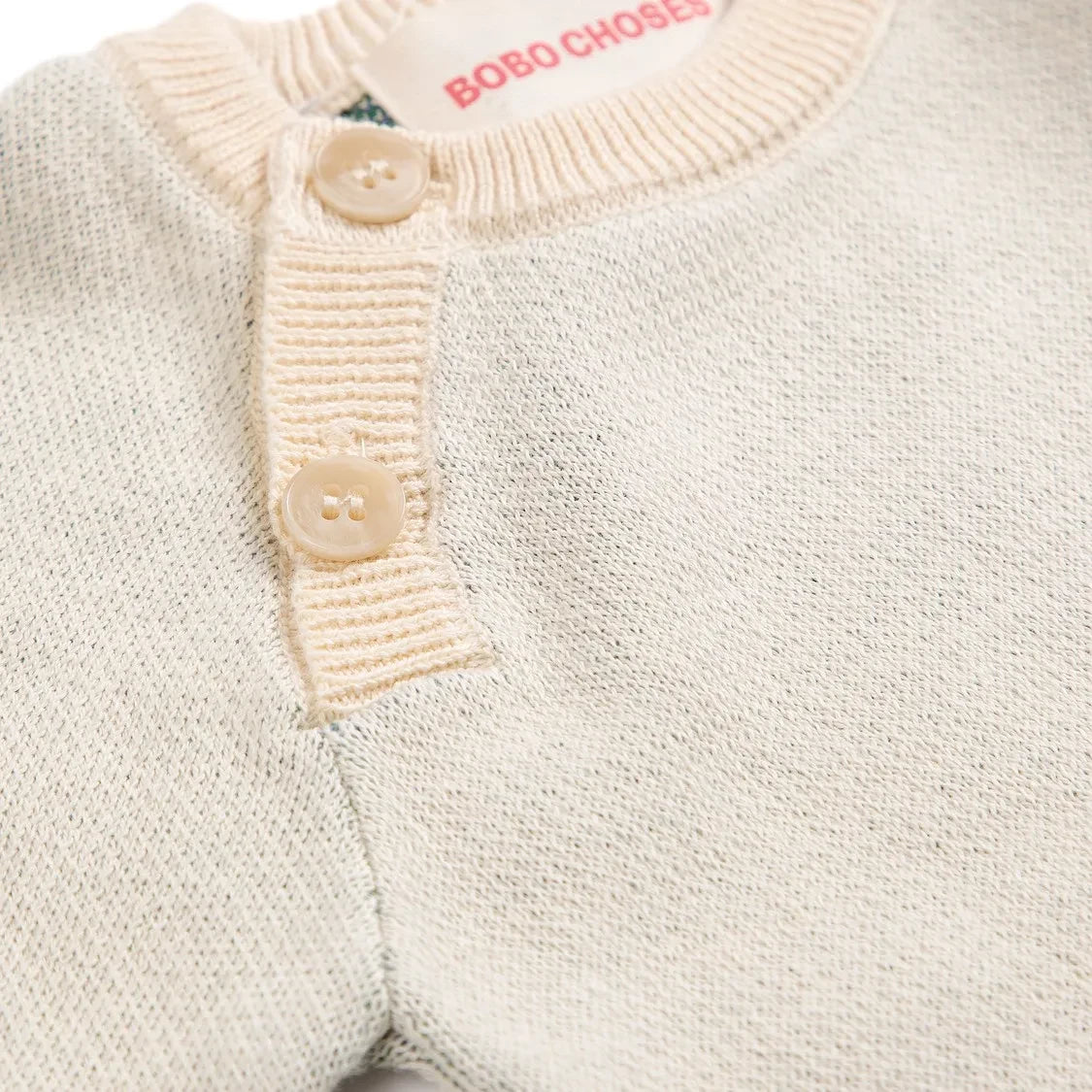 Bobo Choses - Organic Cotton Floral Sweater | Ecru