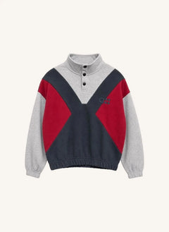 Cos I Said So - Organic Cotton Buttoned Sweatshirt | Grey