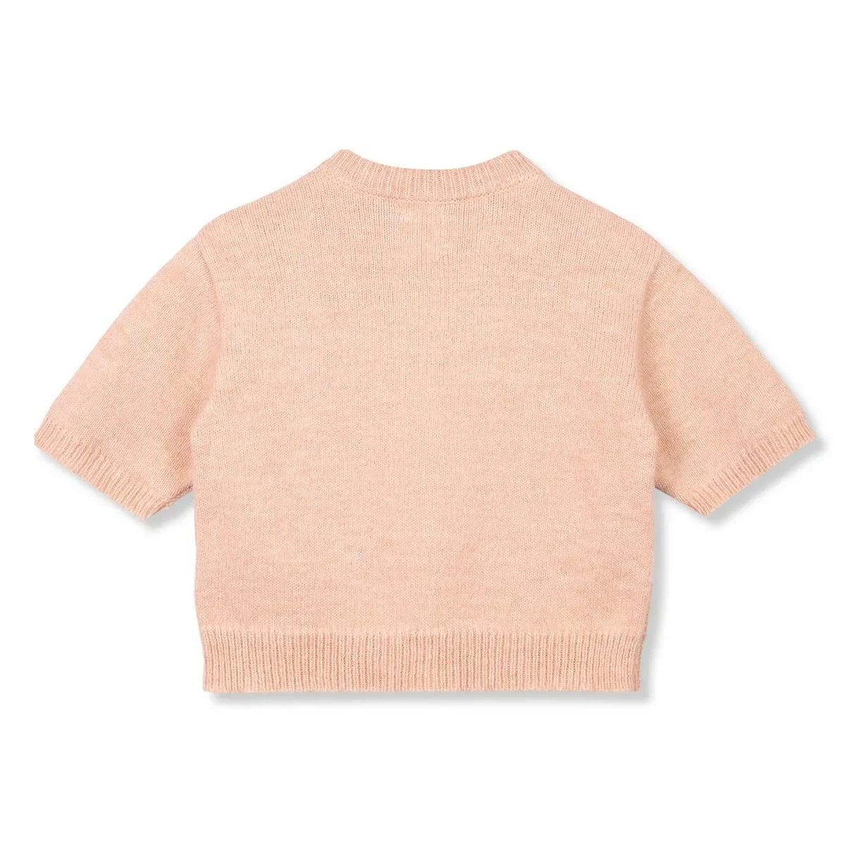 Wynken - Short Sleeve Mushroom Vest | Pale Pink