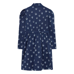 The Animals Observatory - Dolphin Satin Dress | Navy