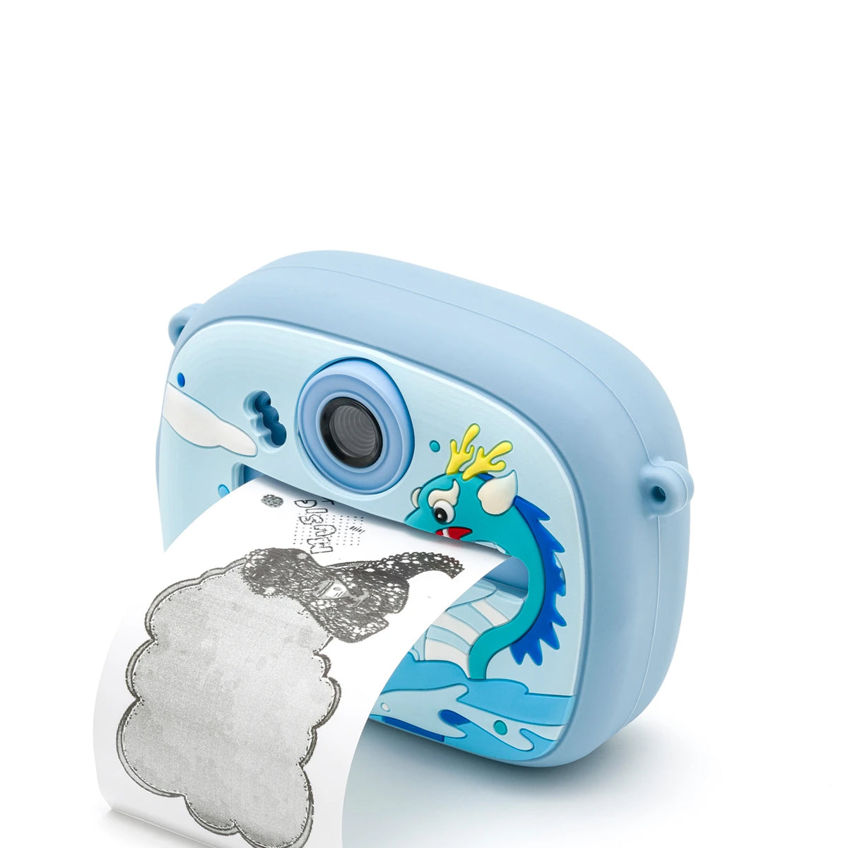 iPixi - Cheerful Dragon Instant Print Blue Kids' Camera