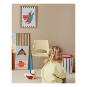 Ma petite vie - "Superhero" Poster | Light blue