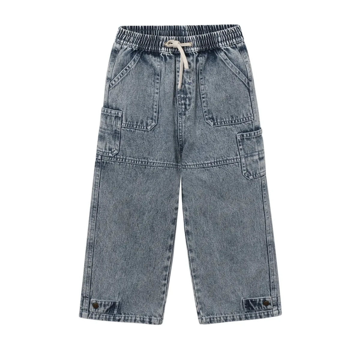 Goldie + Ace - Unisex Cargo Jeans | Blue