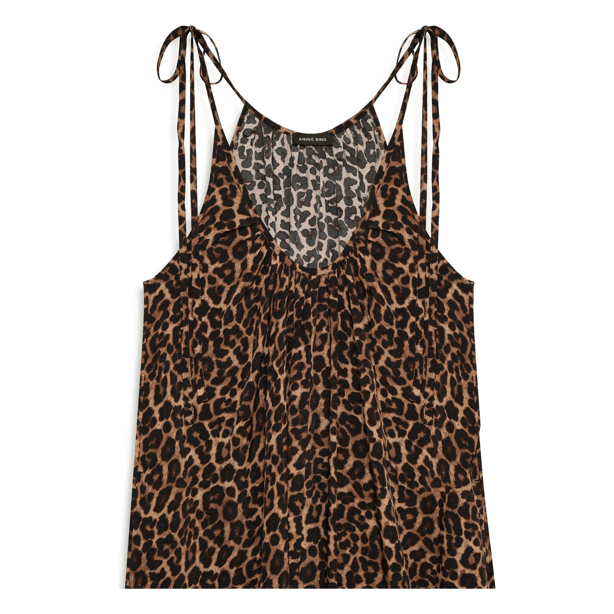Anine Bing - Flora Leopard Dress | Brown