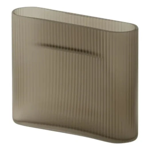Muuto - Ridge Vase | Dark beige brown