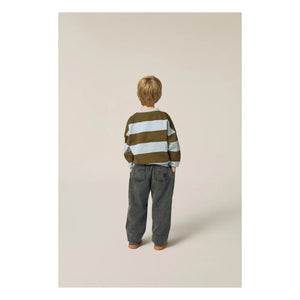 The Campamento - Striped sweatshirt | Haki