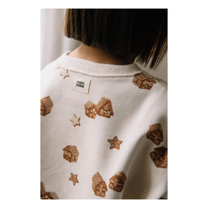 Studio Bohème - Noel Bear Sweatshirt Organic Cotton | Ecru