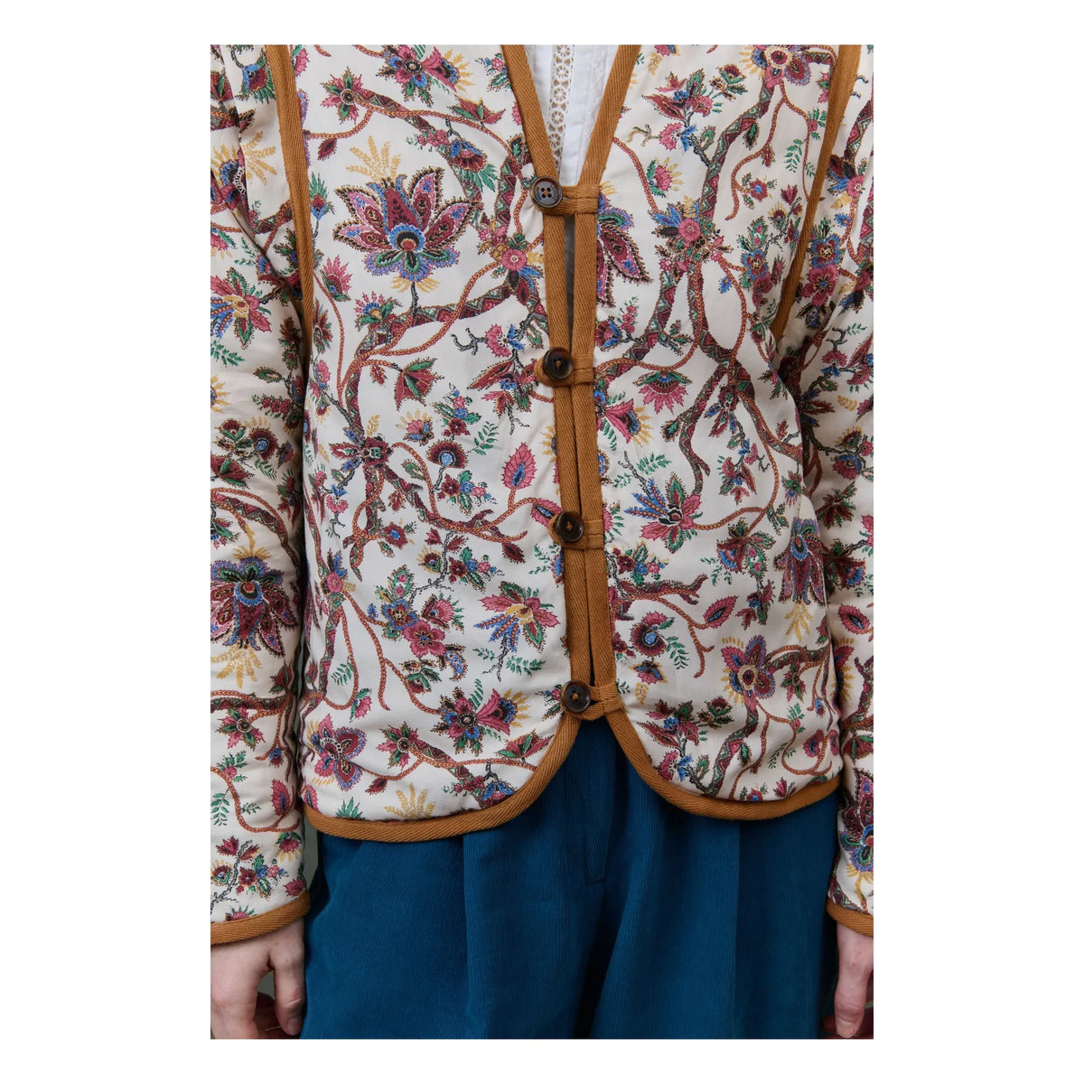 Louise Misha - Nelina Bluebell Grove Reversible Jacket - Women's Collection | Noir/Blanc