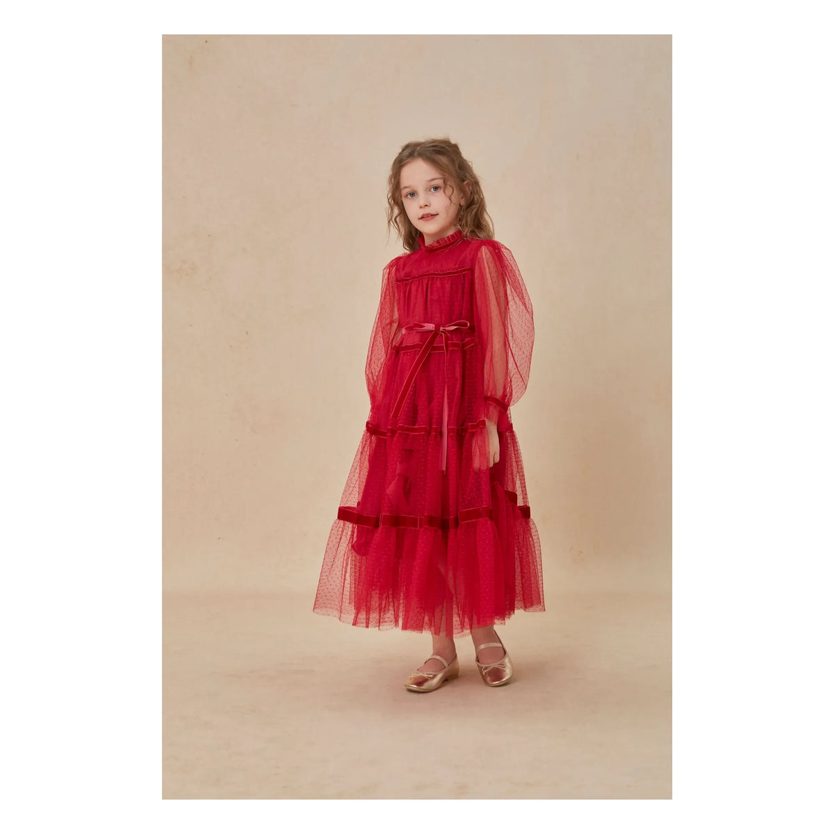 C'era Una Volta - Valentina Tulle Dress | Red