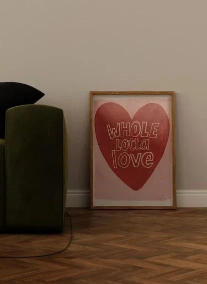 Studio Loco - "Whole Lotta Love" Poster | Pink