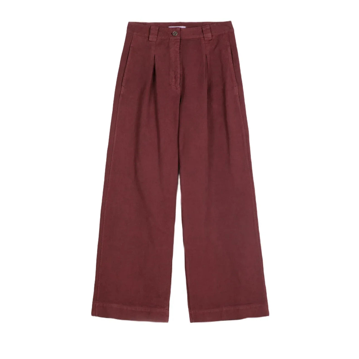 Bobo Choses - Wide Leg Cotton Trousers | Dark Brown