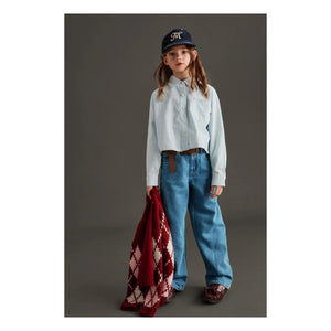 Mipounet - Juliette Poplin Shirt | Light Blue