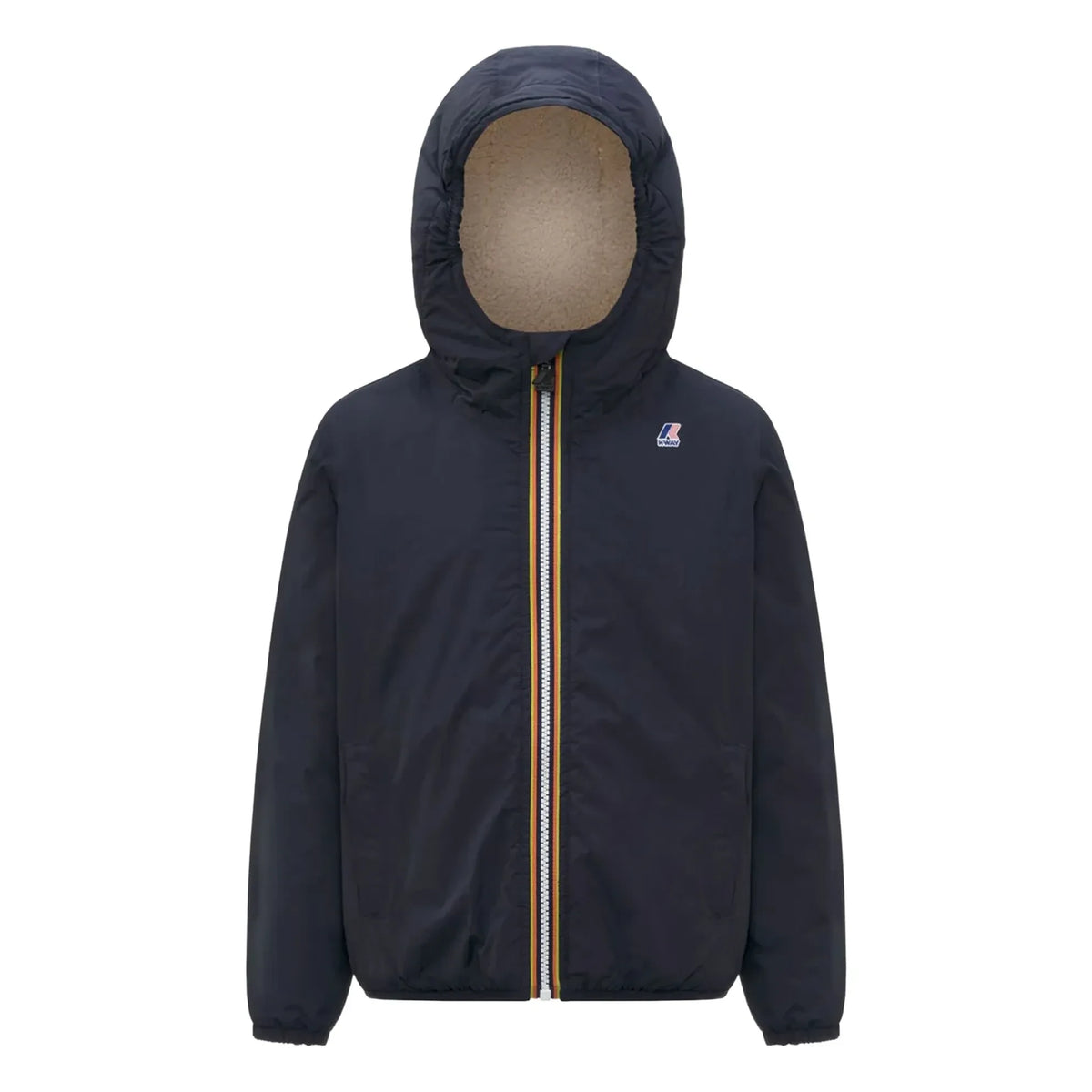 K-way - Le Vrai 4.0 Claude Orsetto waterproof lined jacket | Navy
