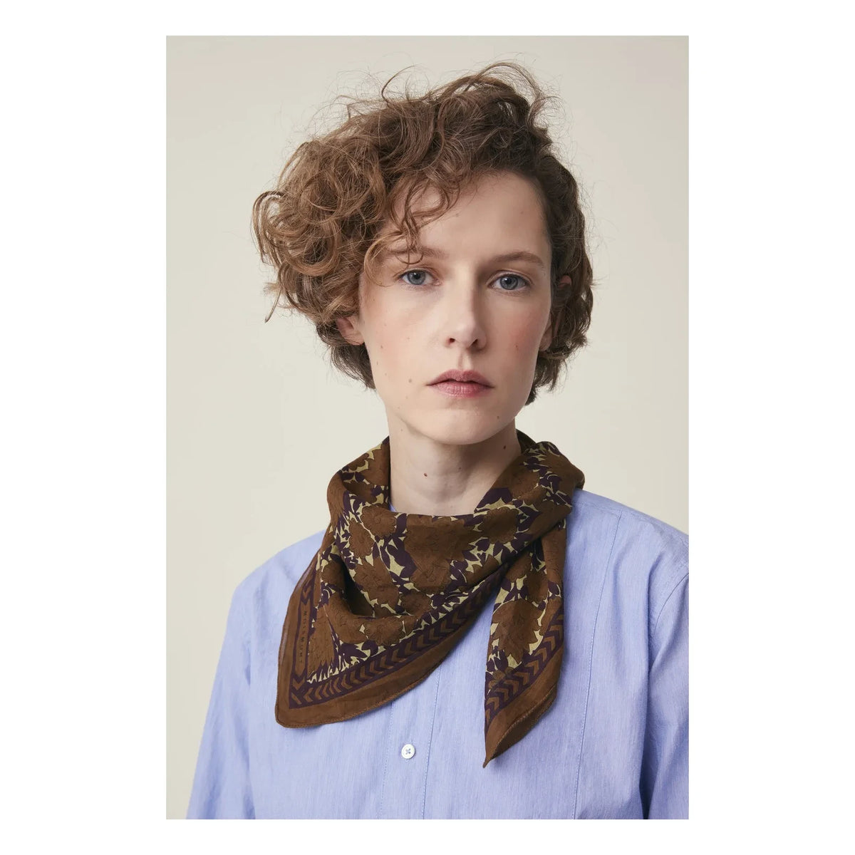 Moismont - Ajmer Scarf No. 791, Cotton | Chocolate