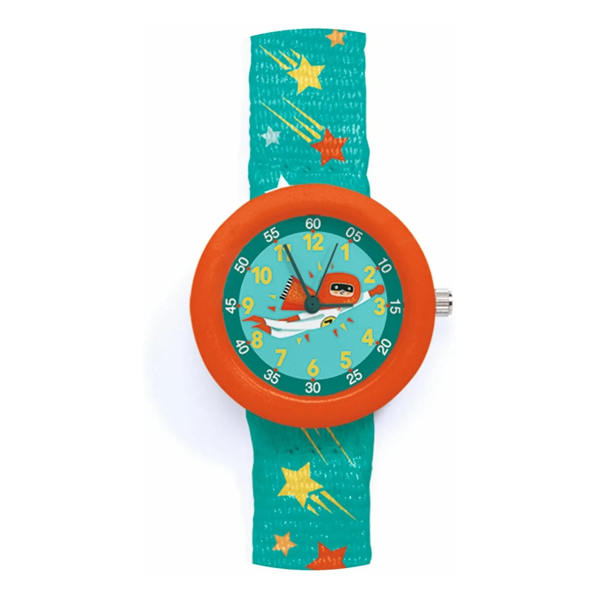 Djeco - TICLOCK - Superhero Watch | Peacock Blue