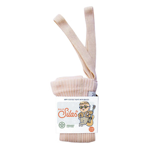 Silly Silas - Hippy Organic Cotton Suspender Tights | Peach