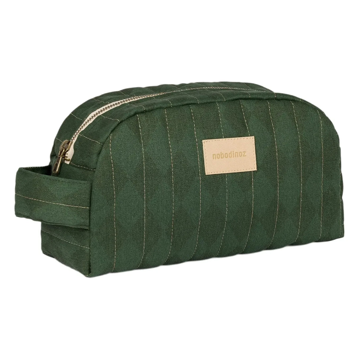 Nobodinoz - Hyde Park Diamonds Makeup Bag | Green