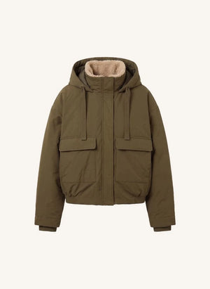 By Bar - Dean Hooded Jacket | Khaki