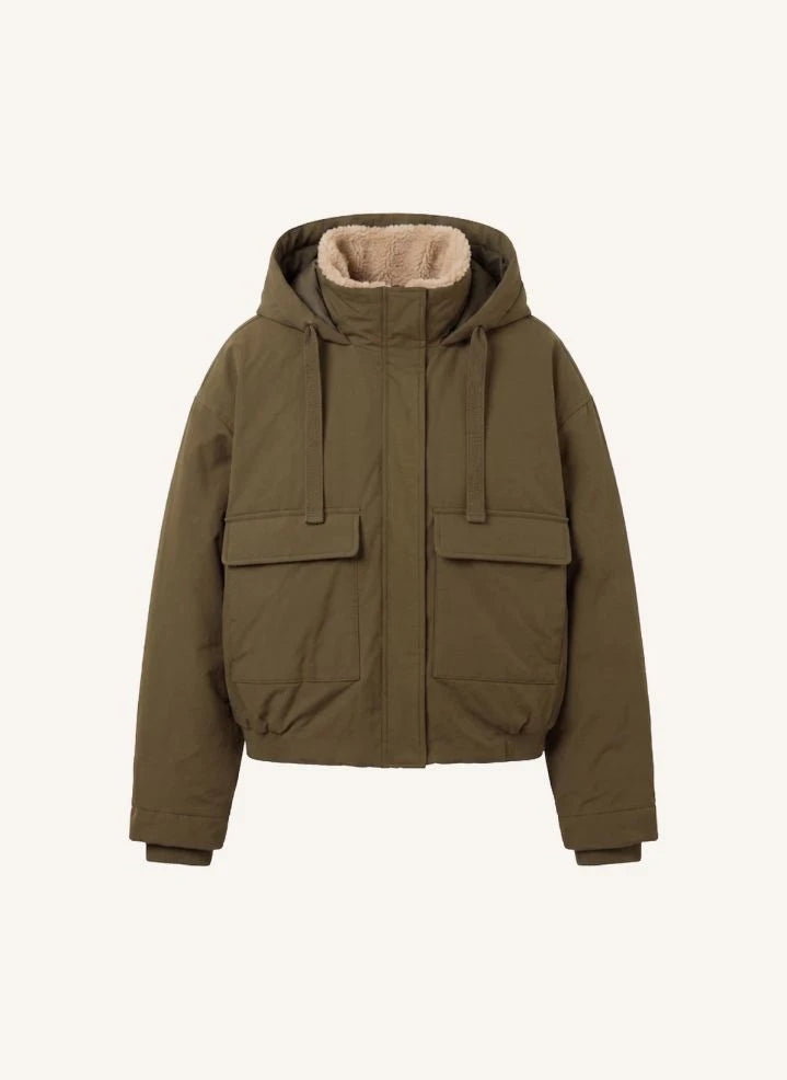 By Bar - Dean Hooded Jacket | Khaki