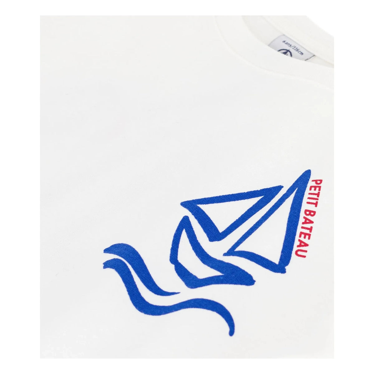 Petit Bateau - Ample Bateau Organic Cotton T-Shirt | White