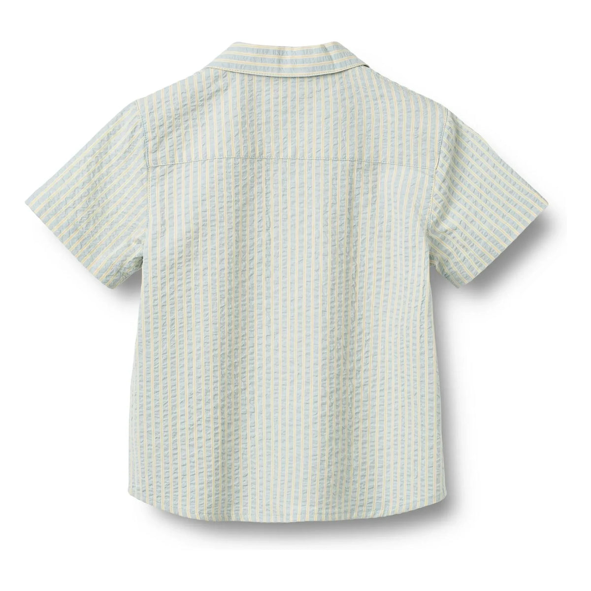 Wheat - Anker Striped Organic Cotton Shirt | Light Blue