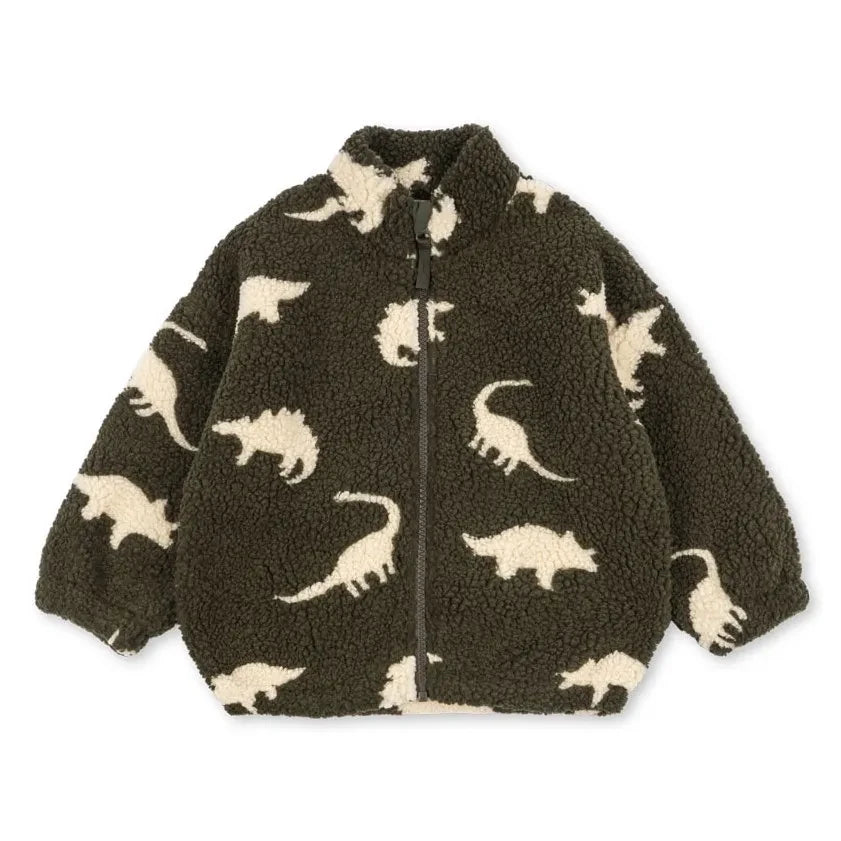 Konges Sløjd - Jody Dinolar Recycled Fiber Sherpa Jacket | Khaki