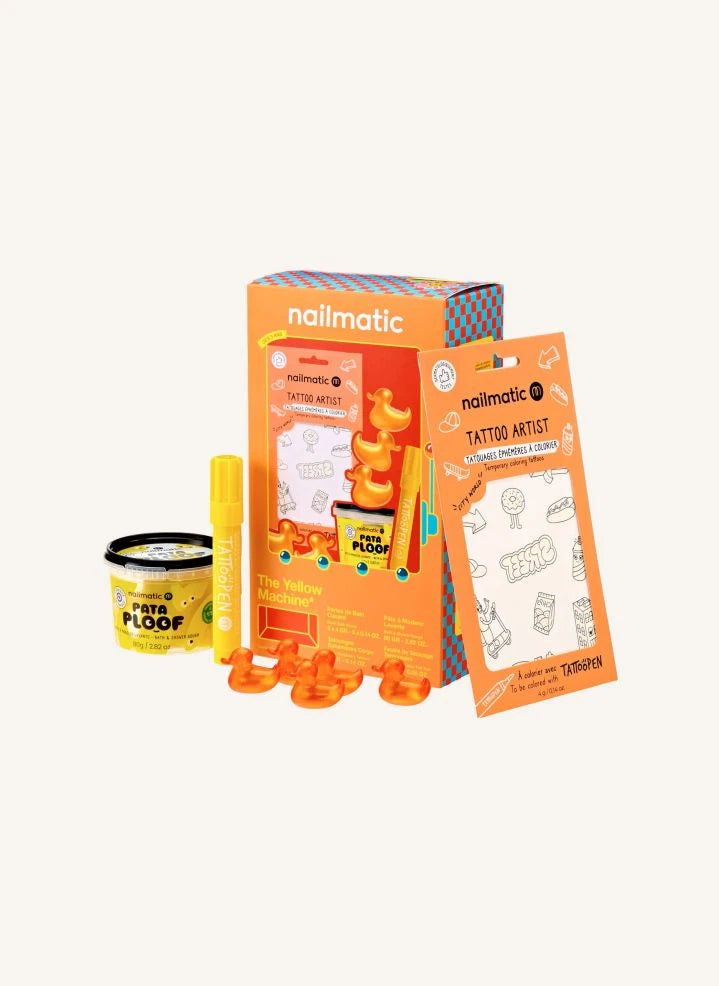 Nailmatic Kids - Yellow Machine Gift Set | Yellow