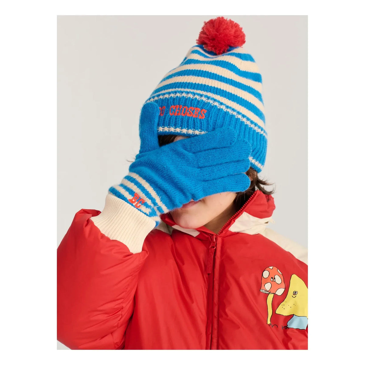Bobo Choses - BC Recycled Fiber Gloves | Blue