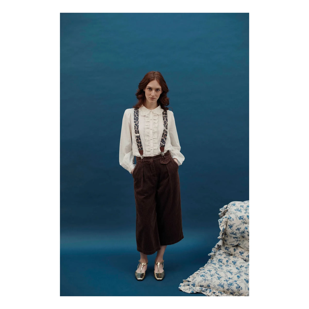Emile et Ida - Charline Embroidered Blouse | Cream
