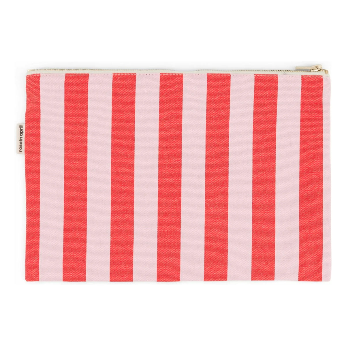 Rose in April - Lili Striped Portfolio Bag | Red