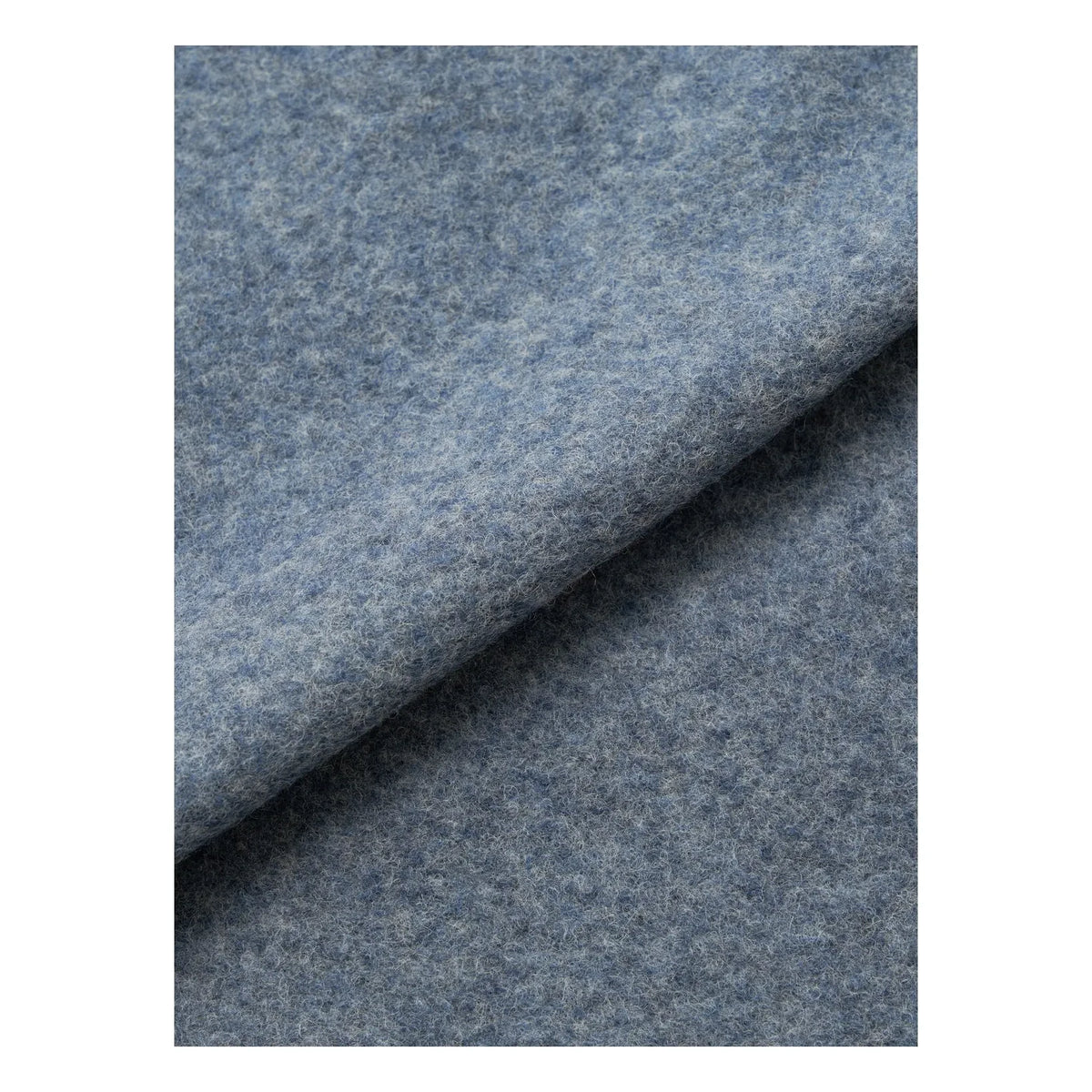 Universal Works - Rams Wool Overshirt | Grey Blue