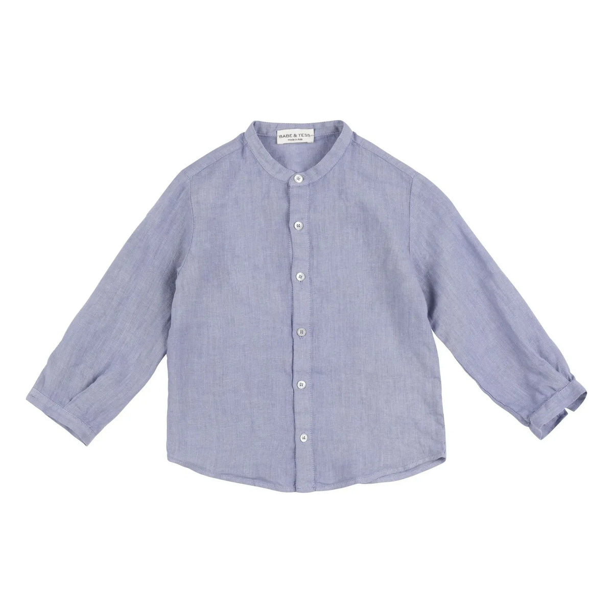 Babe & Tess - Korean Linen Shirt | Light Blue