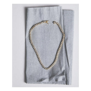 Daphine - Chris Tennis Necklace | Gold