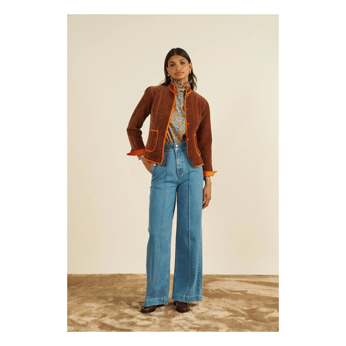 Maria de la Orden - Fittonia Quilted Jacket | Brown