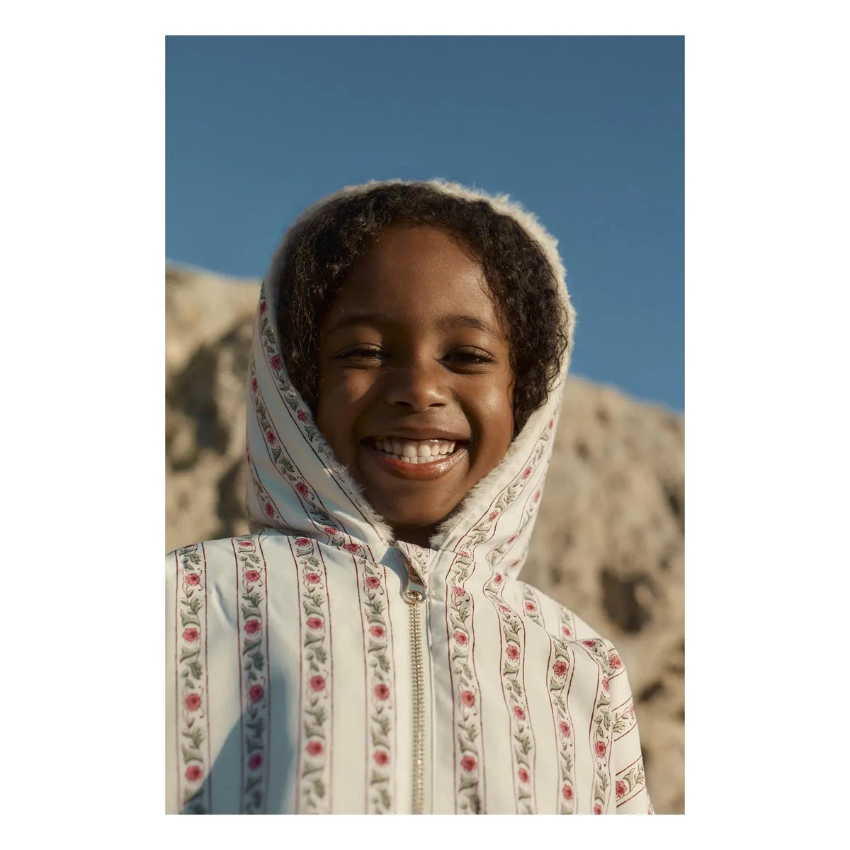 Louise Misha - Reversible Faux Fur Jacket | Cream