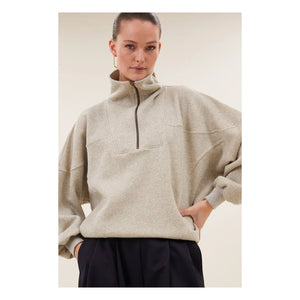 By Bar - Roos Cotton sweatshirt | Beige