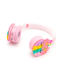 iPixi - TK-688A Kids' Bluetooth Pink Headphones