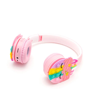 iPixi - TK-688A Kids' Bluetooth Pink Headphones