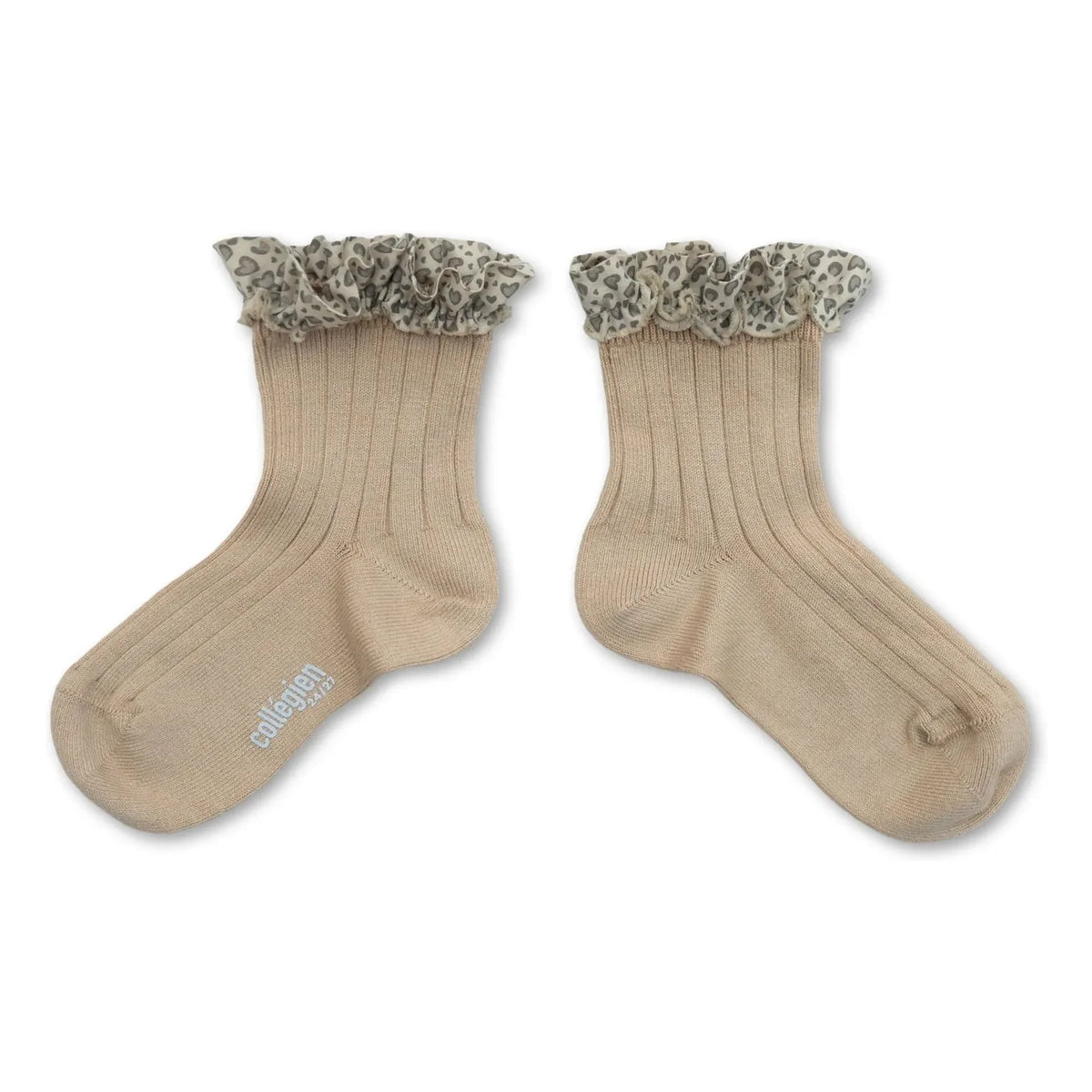 Collégien - Léa Hearts Socks | Beige