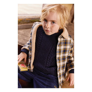 Bonton - Piloti Checkered Jacket | White