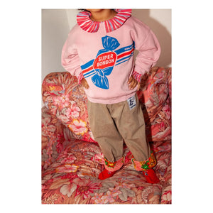 Club Trésor - Striped Pierrot Blouse | Pink