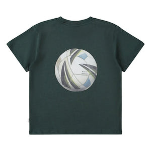 Molo - Riley Football Organic Cotton T-Shirt | Black