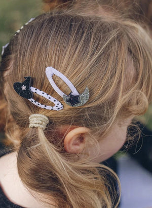 Rockahula Kids - 2-piece L'heure des Sorcières hair clip set | Black