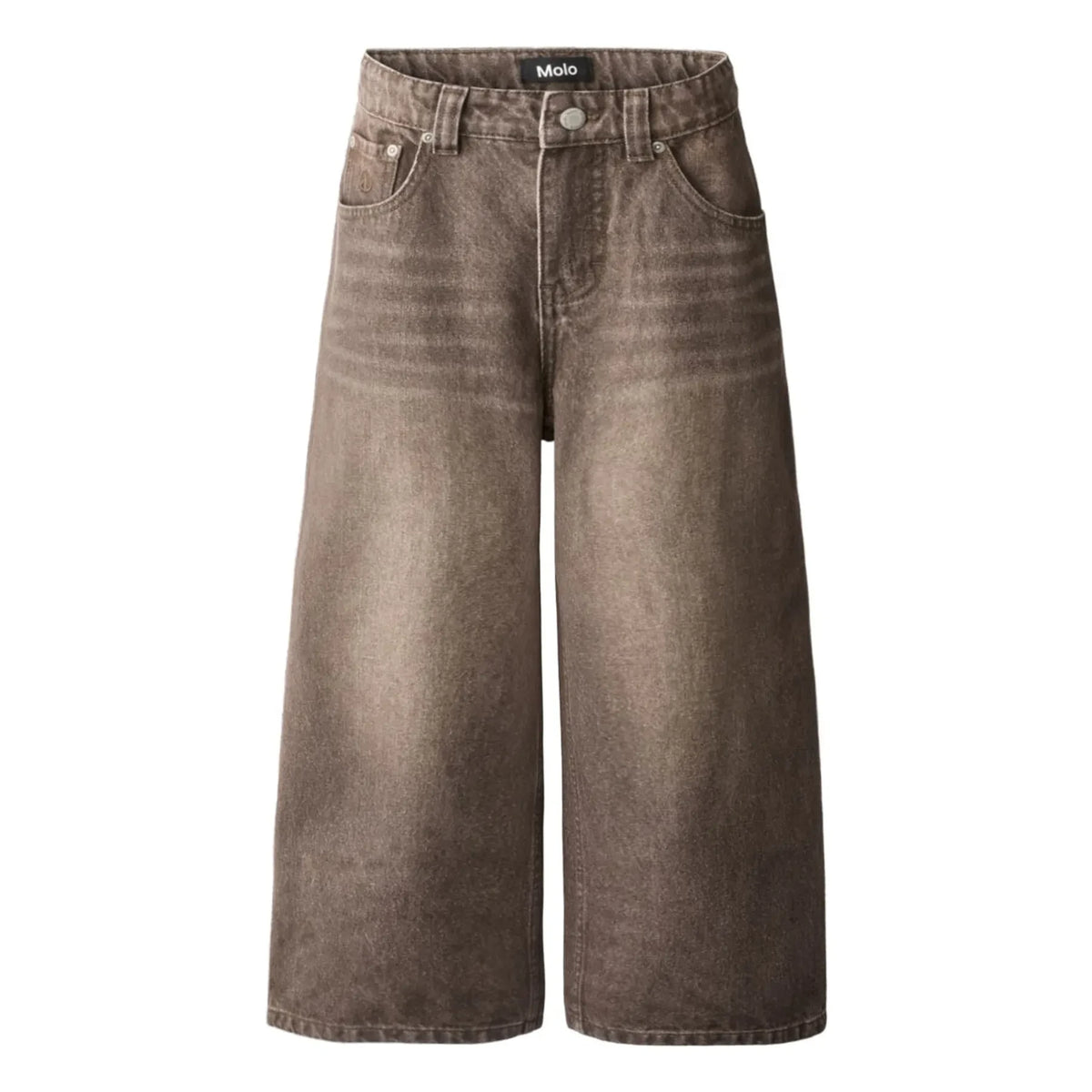 Molo - Askio Organic Cotton Jeans | Taupe Brown