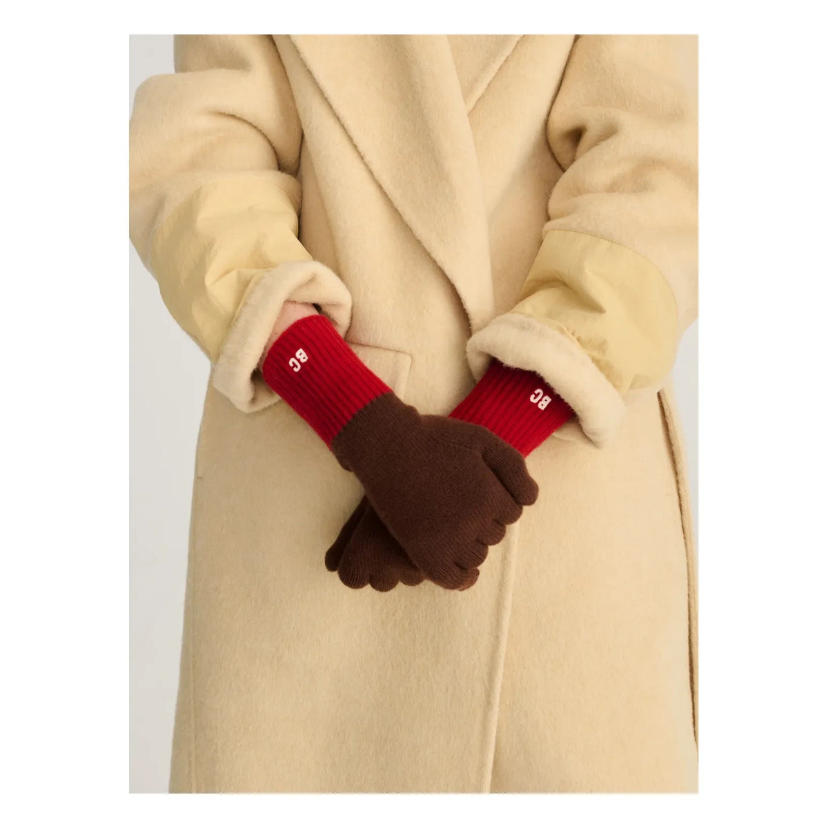 Bobo Choses - Recycled Merino Wool Gloves | Brown